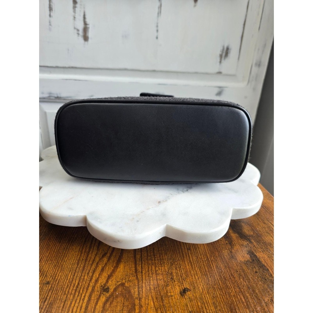 Coach 8189 Vintage Japan Exclusive Wool Felt Mini Tote Bag Rare - Picture 6 of 12